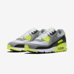 Nike Air Max 90 '30th Anniversary Volt' CD0881-103 featuring Volt accents on a grey and white base