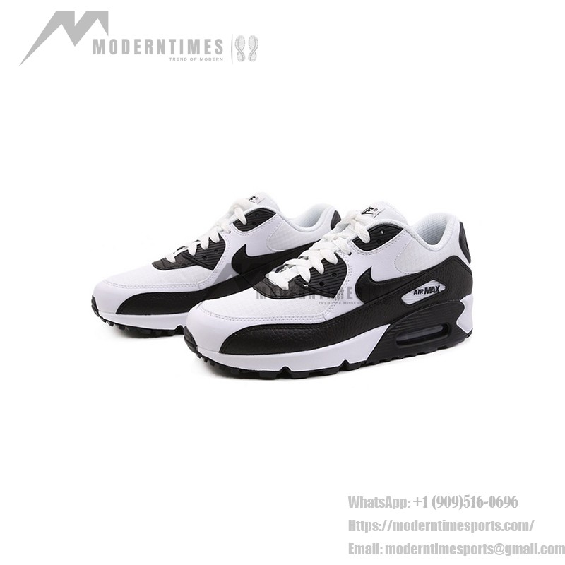 Nike Air Max 90 325213-139 - White & Black Two-Tone Sneakers