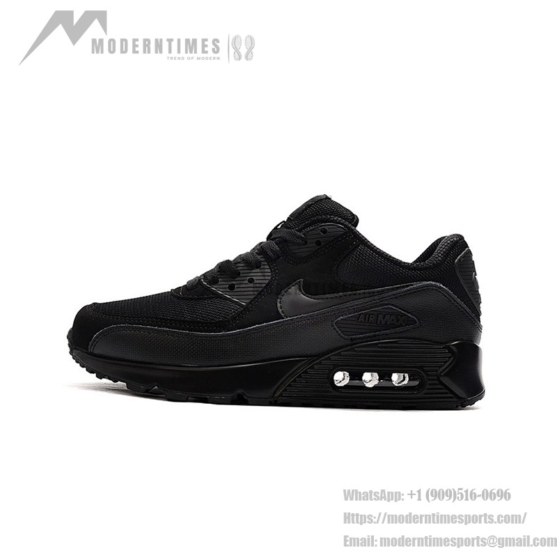 Nike Air Max 90 'Triple Black' 537384-090 - Iconic All-Black Sneakers with Maximum Comfort