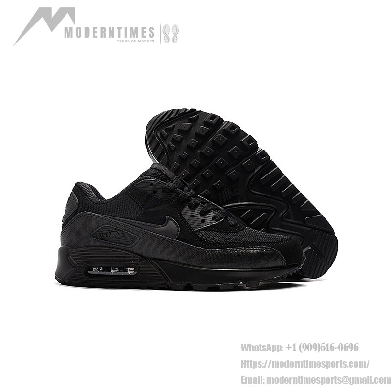 Nike Air Max 90 'Triple Black' 537384-090 - Iconic All-Black Sneakers with Maximum Comfort