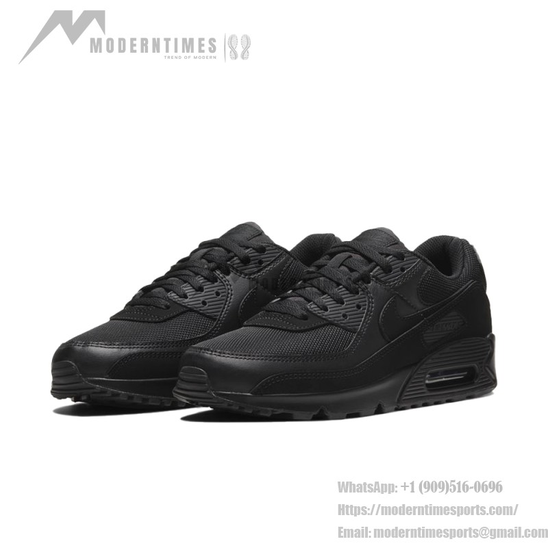 Nike Air Max 90 'Triple Black' 537384-090 - Iconic All-Black Sneakers with Maximum Comfort