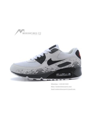 Nike Air Max 90 'Gray Splatter' DX0128-001 | Gradient Splatter Design with Iconic Max Air Cushioning