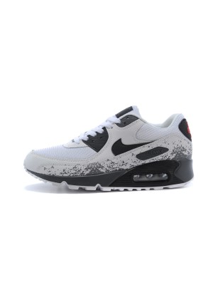 Nike Air Max 90 'Gray Splatter' DX0128-001 | Gradient Splatter Design with Iconic Max Air Cushioning