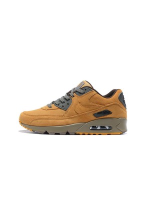 Nike Air Max 90 683282-700 - プレミアムウィートスエードとオリーブアクセント | クラシックデザイン＆日常の快適さ