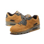 Nike Air Max 90 683282-700 - Premium Wheat Suede with Olive Accents