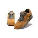 Nike Air Max 90 683282-700 - Premium Wheat Suede with Olive Accents