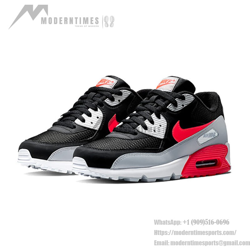 Nike Air Max 90 'Infrared' AJ1285-012 - 인프라레드 악센트와 Max Air 쿠셔닝의 대담한 스니커즈