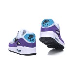 Nike Air Max 90 AJ1285-103 - White with Purple and Teal Highlights