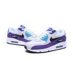 Nike Air Max 90 AJ1285-103 - White with Purple and Teal Highlights