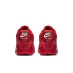 Nike Air Max 90 AJ1285-602 All-Red Sneakers with Textured Finish