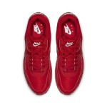 Nike Air Max 90 AJ1285-602 All-Red Sneakers with Textured Finish