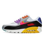 Nike Air Max 90 BETRUE CJ5482-100 - Bold Sneakers with Rainbow Accents and Max Air Cushioning