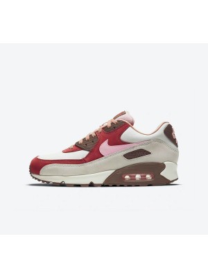 Nike Air Max 90 CU1816-100 - 「ベーコン」エディション | レトロスタイルと日常の快適さを提供するクリーム、レッド＆ピンクのスニーカー