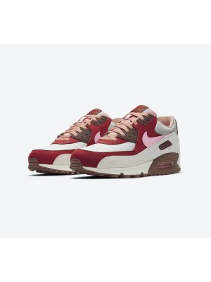 Nike Air Max 90 CU1816-100 - "베이컨" 에디션 | 레트로 스타일과 데일리 편안함을 위한 크림, 레드 & 핑크 스니커즈