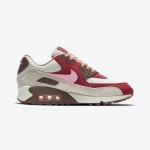 Nike Air Max 90 CU1816-100 Bacon Edition Sneakers in Cream, Red, and Pink