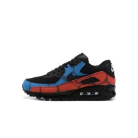 Nike Air Max 90 DJ6888-001 - Black Sneakers with Red & Blue Tie-Dye Details | Bold Style & Everyday Comfort