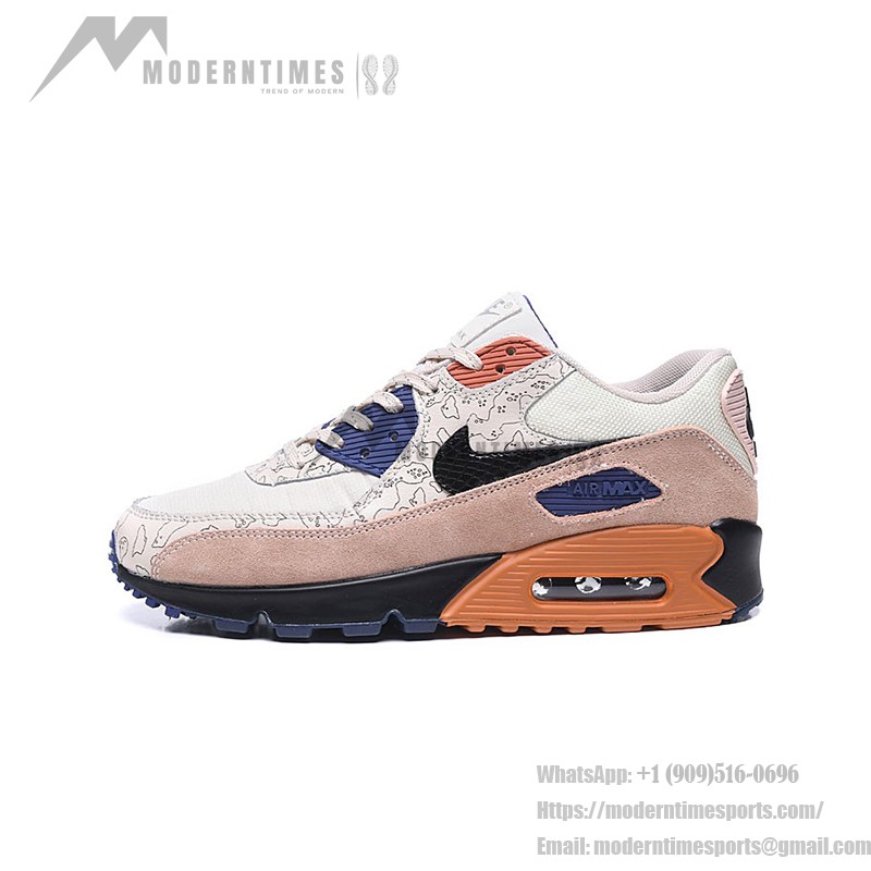 Nike Air Max 90 '지형 패키지' CI5646-001 - 지도에서 영감을 받은 디자인과 프리미엄 편안함