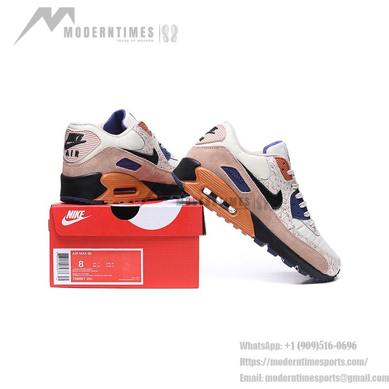 Nike Air Max 90 '지형 패키지' CI5646-001 - 지도에서 영감을 받은 디자인과 프리미엄 편안함