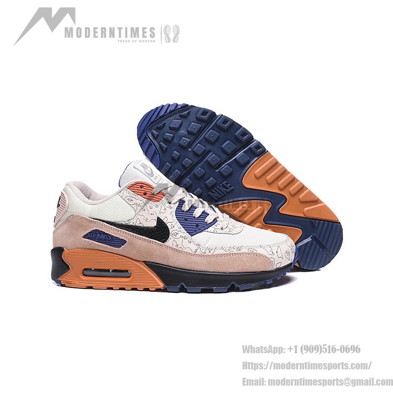 Nike Air Max 90 '지형 패키지' CI5646-001 - 지도에서 영감을 받은 디자인과 프리미엄 편안함