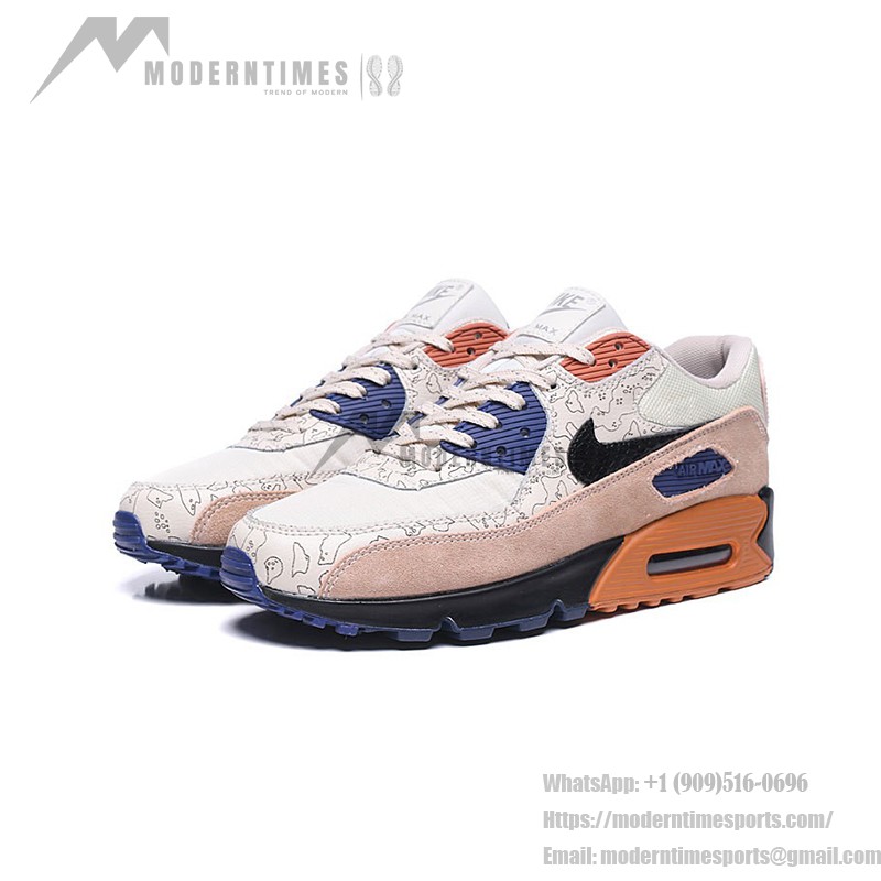 Nike Air Max 90 '지형 패키지' CI5646-001 - 지도에서 영감을 받은 디자인과 프리미엄 편안함