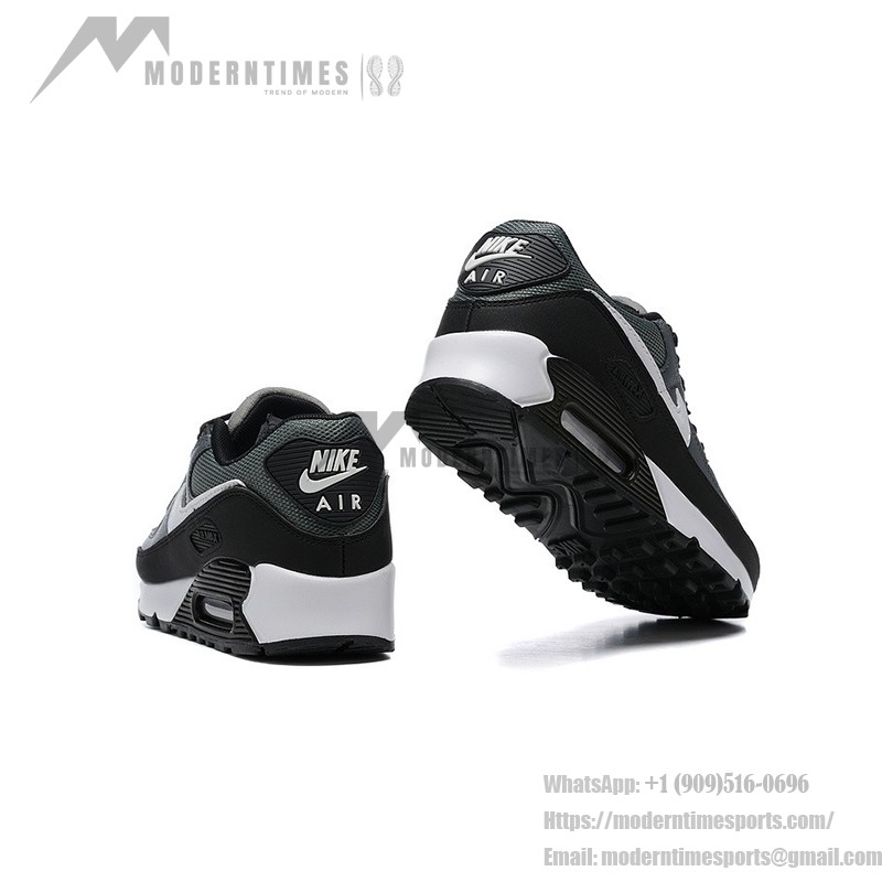 Nike Air Max 90 CN8490-002 - Black and Grey Sneakers with White Swoosh