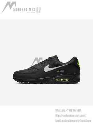Nike Air Max 90 'Black/Volt Green' CV1634-001 | Sleek Black Design with Neon Green Accents and Max Air Comfort