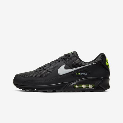 Nike Air Max 90 'Black/Volt Green' CV1634-001 | Sleek Black Design with Neon Green Accents and Max Air Comfort