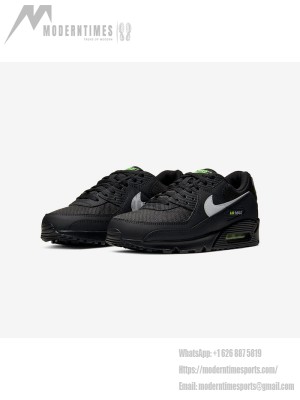 Nike Air Max 90 'Black/Volt Green' CV1634-001 | Sleek Black Design with Neon Green Accents and Max Air Comfort