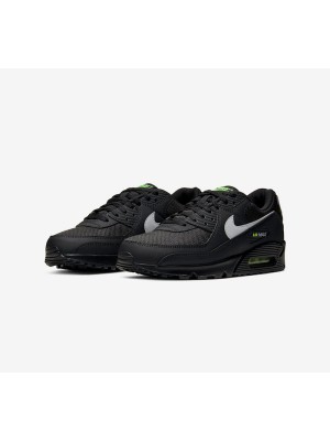 Nike Air Max 90 'Schwarz/Volt Grün' CV1634-001 | Elegantes schwarzes Design mit Neon-Grünen Akzenten und Max Air-Komfort