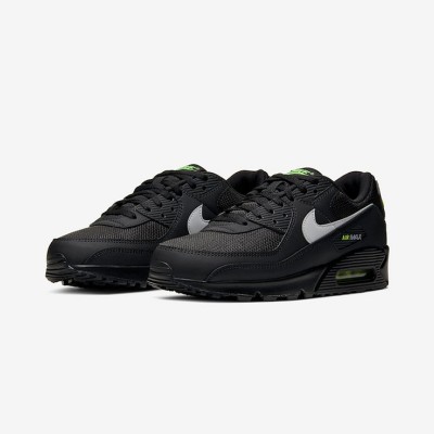 Nike Air Max 90 'Black/Volt Green' CV1634-001 | Sleek Black Design with Neon Green Accents and Max Air Comfort