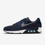 Nike Air Max 90 'Marineblau' CV1634-400 - Stilvolle Marineblaue Sneakers mit Hellblauen Akzenten