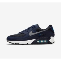 Nike Air Max 90 'Navy Blue' CV1634-400 | Sleek Navy Design with Light Blue Accents and Max Air Comfort