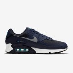 Nike Air Max 90 'Navy Blue' CV1634-400 - Stylish Navy Sneakers with Light Blue Accents