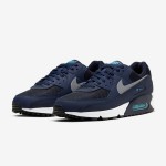 Nike Air Max 90 'Marineblau' CV1634-400 - Stilvolle Marineblaue Sneakers mit Hellblauen Akzenten