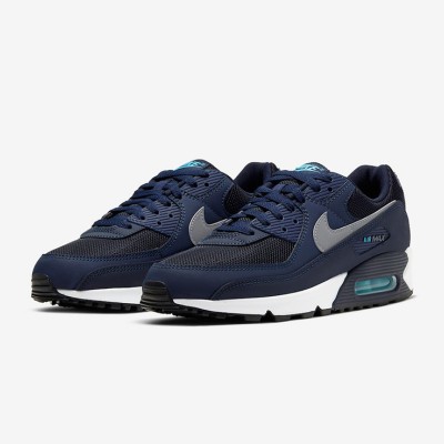 Nike Air Max 90 'Navy Blue' CV1634-400 | Sleek Navy Design with Light Blue Accents and Max Air Comfort