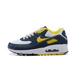 Nike Air Max 90 DC9845-101 Navy Blue Sneakers with Yellow Accents