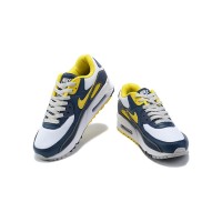 Nike Air Max 90 DC9845-101 - Navy Blue Sneakers with Yellow Accents | Bold Style & Everyday Comfort