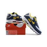 Nike Air Max 90 DC9845-101 Navy Blue Sneakers with Yellow Accents