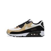 Nike Air Max 90 DE3522-001 - Beige, Schwarze & Weiße Sneaker mit Ikonischer Air Max Dämpfung | Zeitloser Stil & Komfort