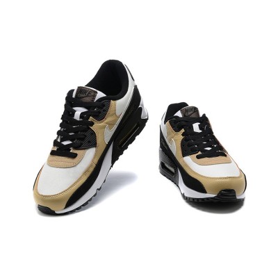 Nike Air Max 90 DE3522-001 - Beige, Black & White Sneakers with Iconic Air Max Cushioning | Timeless Style & Comfort