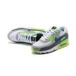 Nike Air Max 90 DJ6897-100 - White sneakers with neon green and grey accents