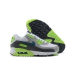 Nike Air Max 90 DJ6897-100 - White sneakers with neon green and grey accents