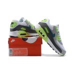 Nike Air Max 90 DJ6897-100 - White sneakers with neon green and grey accents