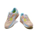 Nike Air Max 90 "Pastel Multicolor" - Beige Sneakers with Blue, Pink & Yellow Accents