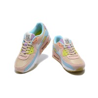 Nike Air Max 90 DJ9997-100 - "Pastel Multicolor" Edition | Beige Sneakers with Soft Blue, Pink & Yellow Accents for Vibrant Style