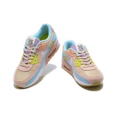 Nike Air Max 90 DJ9997-100 - "Pastel Multicolor" Edition | Beige Sneakers with Soft Blue, Pink & Yellow Accents for Vibrant Style