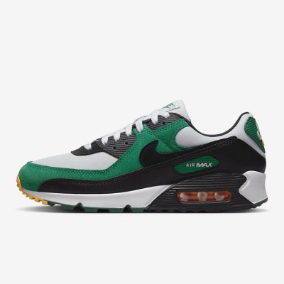 Nike Air Max 90 DM0029-004 - Green & Black Sneakers with White Details | Bold Style & Comfort