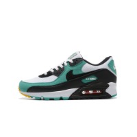 Nike Air Max 90 DM0029-004 - Weiße & Teal Sneaker mit Schwarzen Overlays | Ikonischer Stil & Alltagstauglicher Komfort