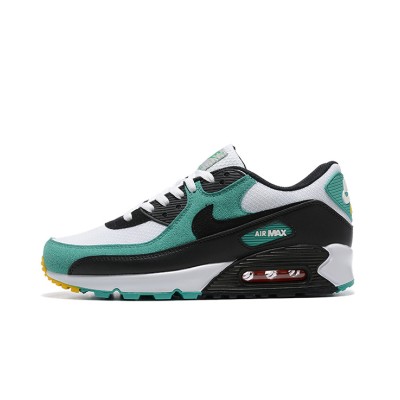 Nike Air Max 90 DM0029-004 - White & Teal Sneakers with Black Overlays | Iconic Style & Everyday Comfort