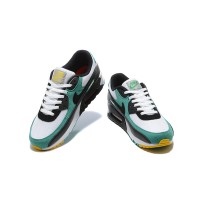 Nike Air Max 90 DM0029-004 - White & Teal Sneakers with Black Overlays | Iconic Style & Everyday Comfort